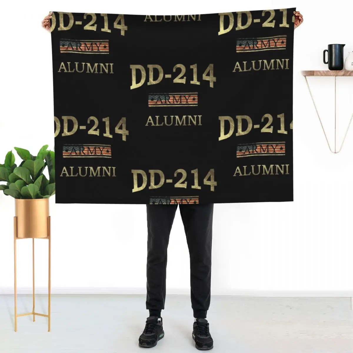DD 214 Army Alumni Throw Blanket Long Lasting Soft Plush Blanket for Daily Use
DD 214 Army Alumni Throw Blanket Long Lasting Soft Plush Blanket for Daily Use