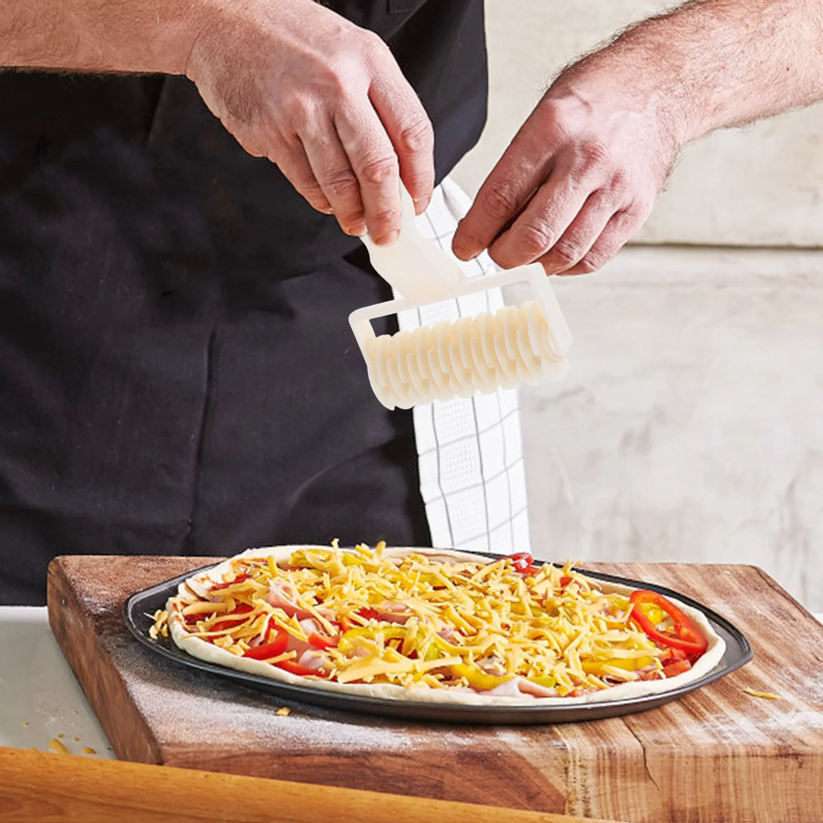 3Pcs Dough Lattice Roller Cutter Pastry Cutter Baking Tool Set for Pie Cookie Pizza Bread DIY White Baking Accessories
3Pcs Dough Lattice Roller Cutter Pastry Cutter Baking Tool Set for Pie Cookie Pizza Bread DIY White Baking Accessories