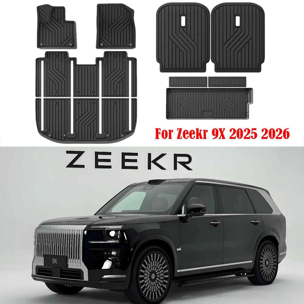 Car Floor Mat for Zeekr 9X 2025 2026 Trunk Mats TPE Floor Mats & Cargo Liner All Weather Trunk Mats Floor Liner 6-SEATER
Car Floor Mat for Zeekr 9X 2025 2026 Trunk Mats TPE Floor Mats & Cargo Liner All Weather Trunk Mats Floor Liner 6-SEATER