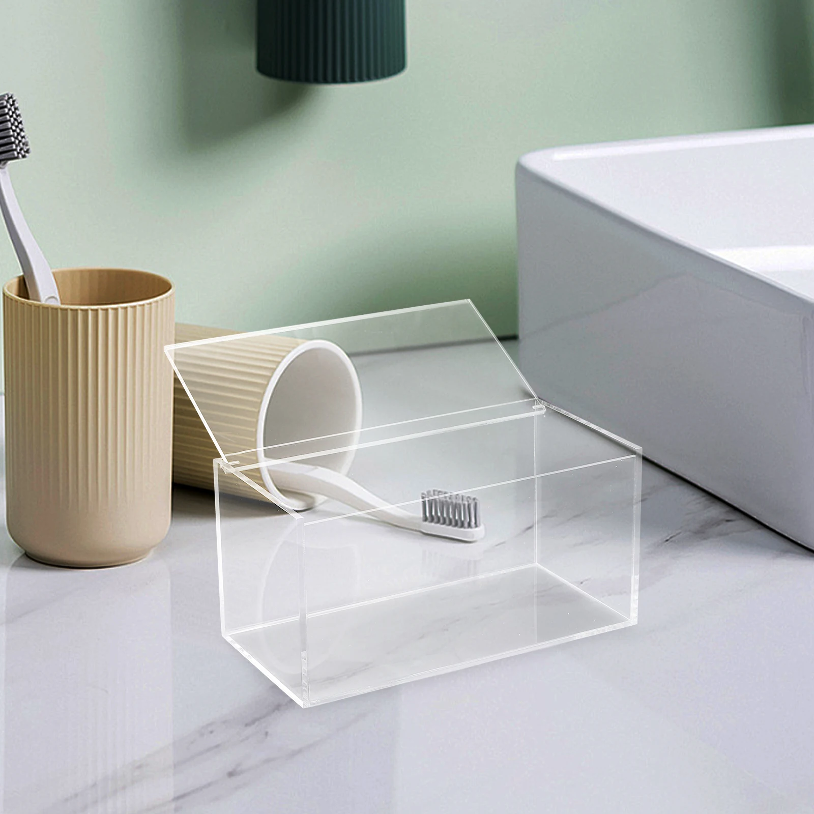 Clear Acrylic Dryer Sheet Dispenser Box Lid Laundry Storage Organizer Large Capacity Clear Storage Container Laundry Detergents
Clear Acrylic Dryer Sheet Dispenser Box Lid Laundry Storage Organizer Large Capacity Clear Storage Container Laundry Detergents