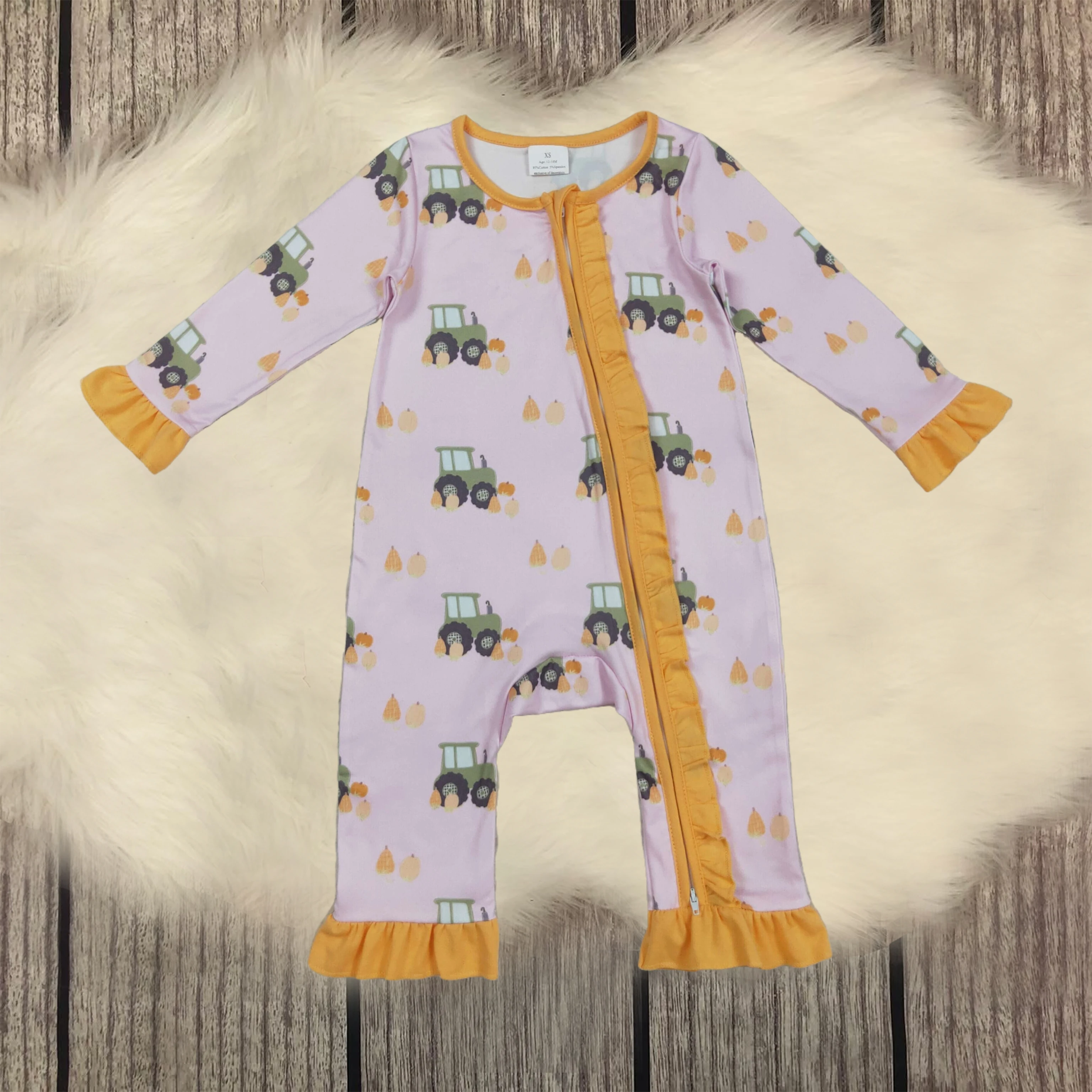 Newborn Coverall Romper Baby Toddler Thanksgiving Autumn Jumpsuit Girl Children Tractors Pumpkins Kids Zipper Bodysuit Wholesale
Newborn Coverall Romper Baby Toddler Thanksgiving Autumn Jumpsuit Girl Children Tractors Pumpkins Kids Zipper Bodysuit Wholesale