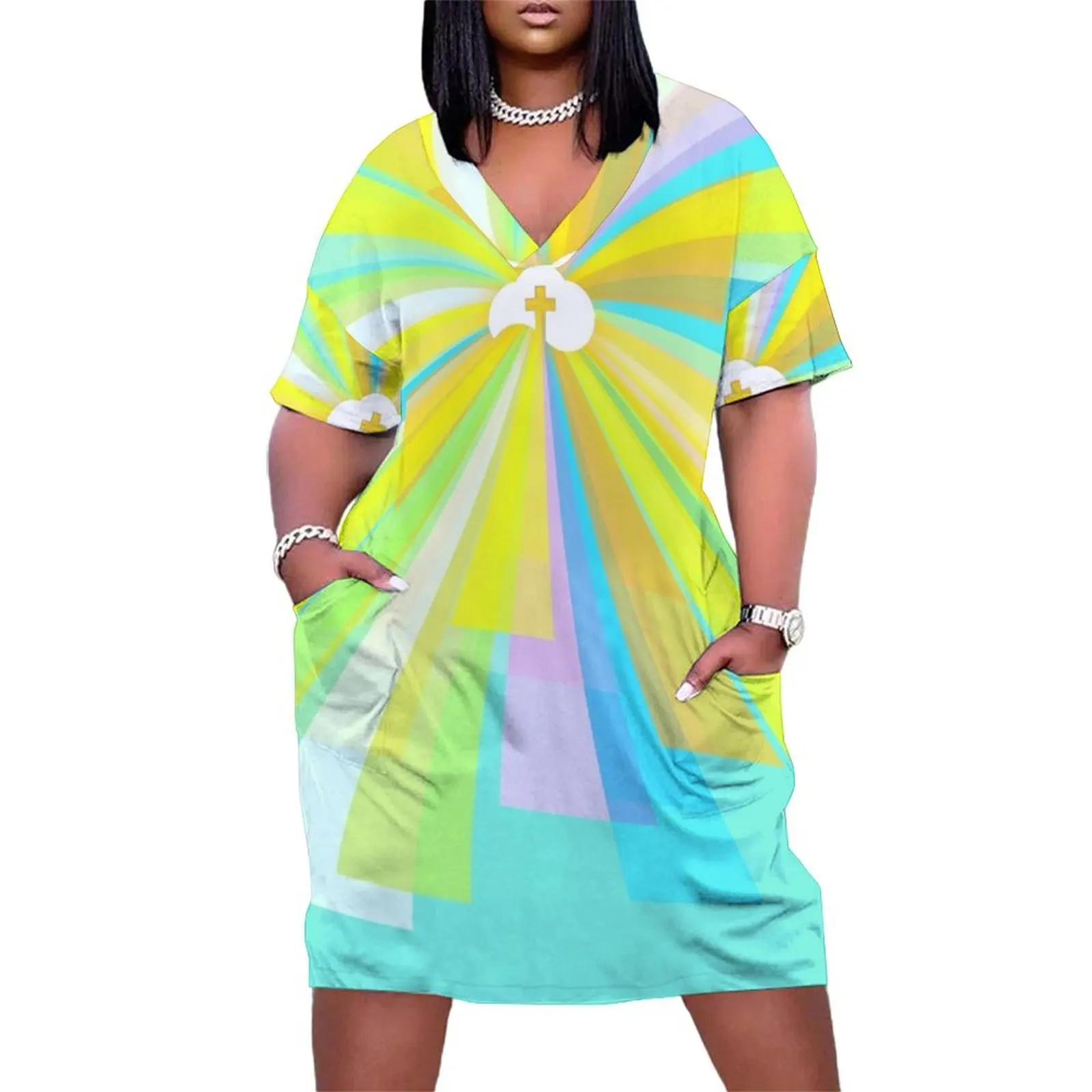Resurrection Celebration Loose Pocket Dress party dresses women Long dresses Women's skirt Woman's evening dress
Resurrection Celebration Loose Pocket Dress party dresses women Long dresses Women's skirt Woman's evening dress