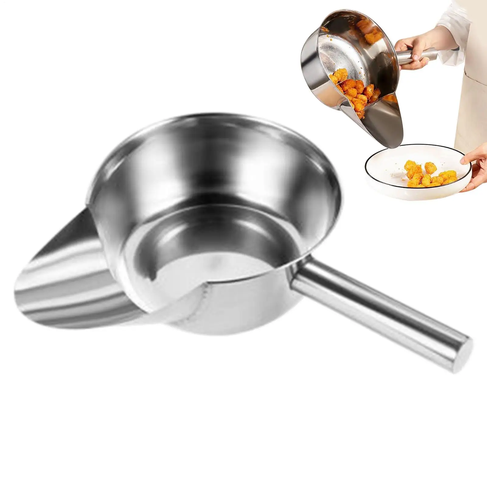 Fry Scoop For Restaurant Food Service Duck Billed Scoop Stainless Steel Kitchen Shovel Bagger Tool For Dry Goods Snacks Desserts
Fry Scoop For Restaurant Food Service Duck Billed Scoop Stainless Steel Kitchen Shovel Bagger Tool For Dry Goods Snacks Desserts