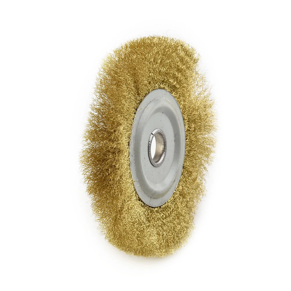 Brass Brush Copper Wire Wheel Pure Yellow 5 Inch Brass Brush For Deburring Grinder Metal Polishing High Quality
Brass Brush Copper Wire Wheel Pure Yellow 5 Inch Brass Brush For Deburring Grinder Metal Polishing High Quality