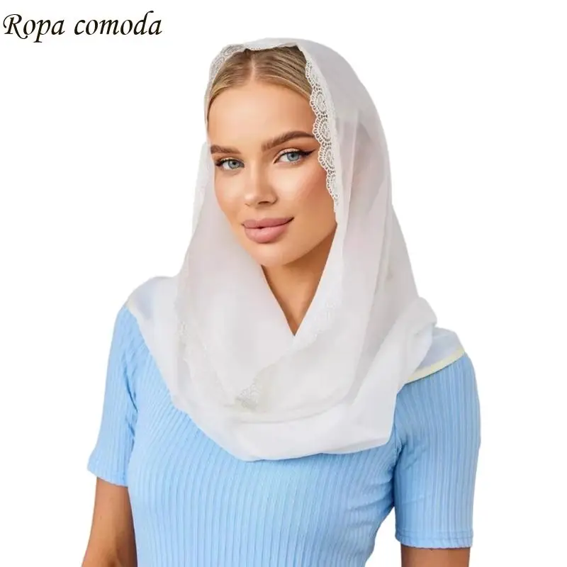 MXMA Double Purpose Lace Trimmed Mantilla Shawl For Religious Ceremonies Headwear
MXMA Double Purpose Lace Trimmed Mantilla Shawl For Religious Ceremonies Headwear