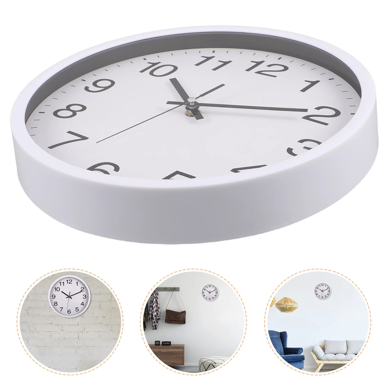 Silent 12 Inch Non Ticking Modern Wall Clock Minimalist Style for Bedroom Living Room Kitchen Office Home Decor
Silent 12 Inch Non Ticking Modern Wall Clock Minimalist Style for Bedroom Living Room Kitchen Office Home Decor