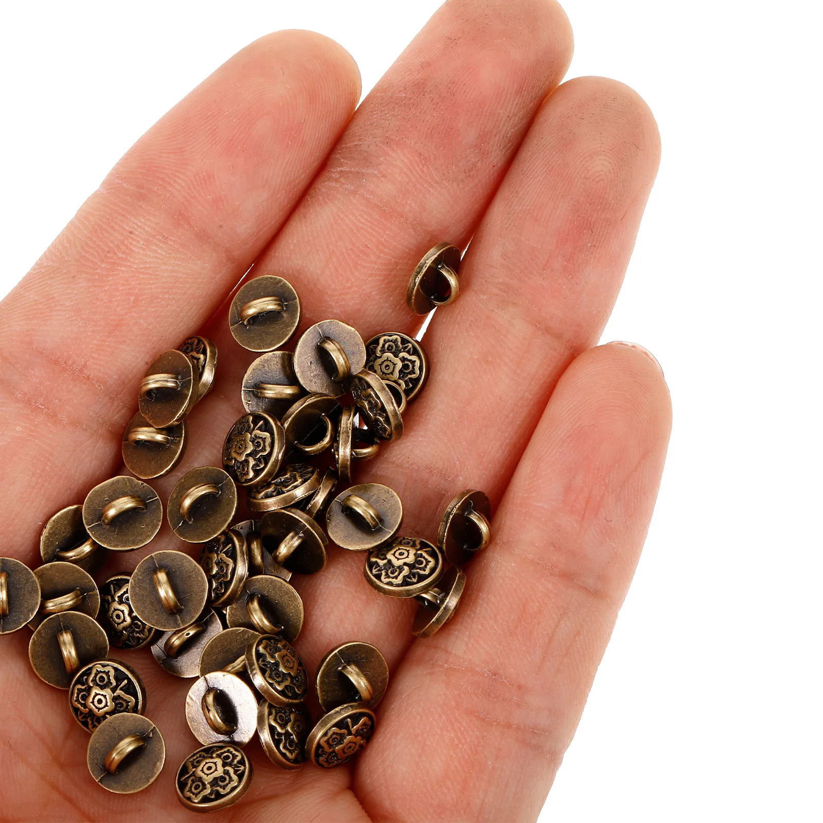 100pcs Retro Vintage Buttons Metal Mini Round For Clothing Replacement Tiny Sewing Buttons Diy Craft Accessories
100pcs Retro Vintage Buttons Metal Mini Round For Clothing Replacement Tiny Sewing Buttons Diy Craft Accessories