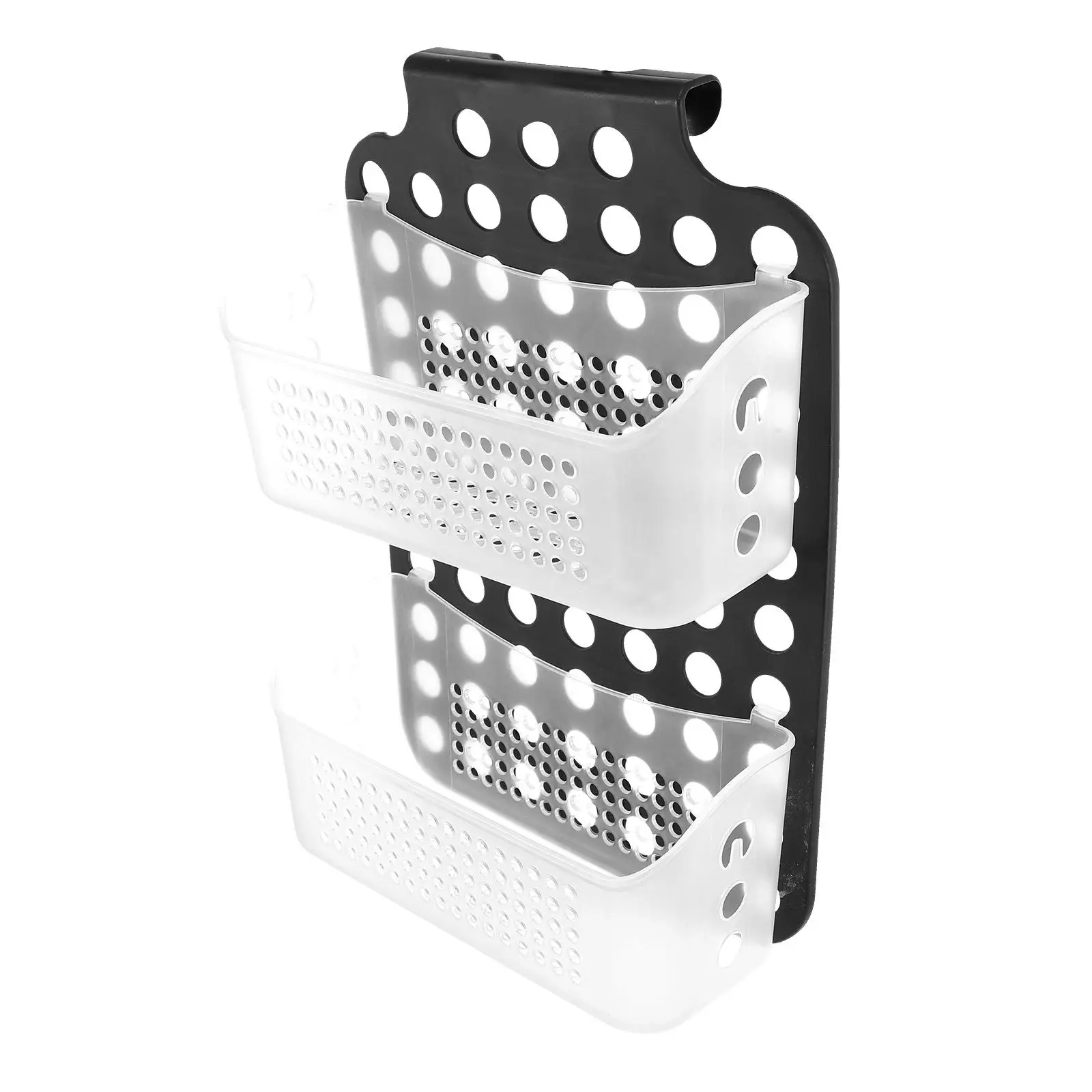 Bathroom Hanging Basket Double Layer Wall Mount Storage Rack Organizer PP Material Water Resistant Hooks Towel Bath
Bathroom Hanging Basket Double Layer Wall Mount Storage Rack Organizer PP Material Water Resistant Hooks Towel Bath