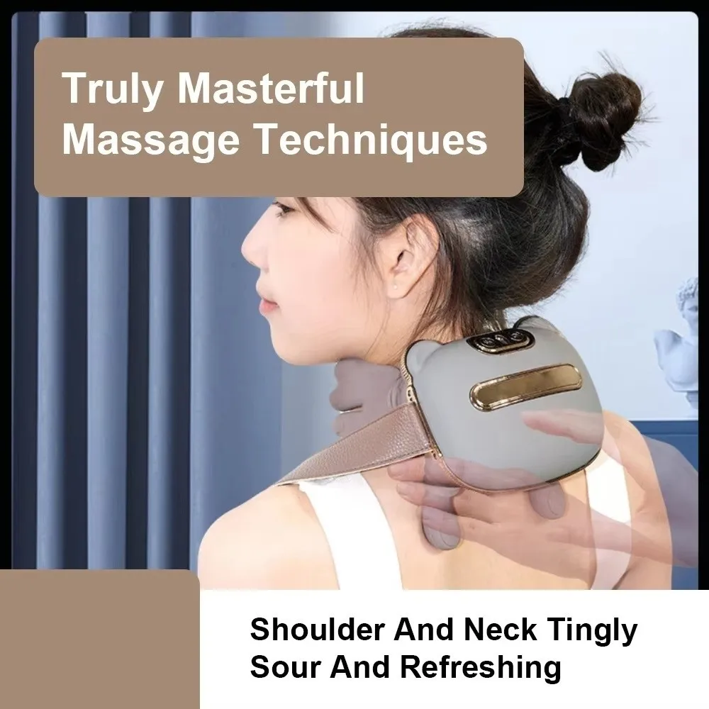 Comfortable Bionic Neck Massager 3-Level Modes Shawl Design Shoulder Massager Kneading Function for 5V2000MHA
Comfortable Bionic Neck Massager 3-Level Modes Shawl Design Shoulder Massager Kneading Function for 5V2000MHA
