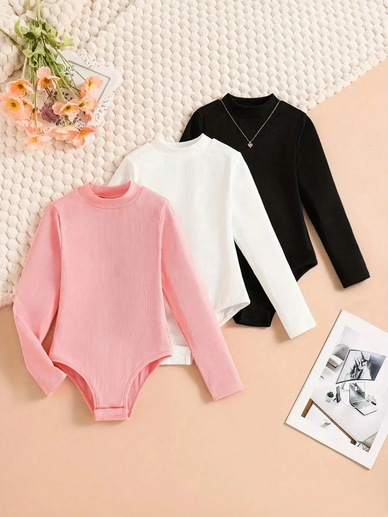 3PC-Soft and comfortable ribbed jumpsuit, multifunctional long sleeved jumpsuit, suitable for spring and autumn seasons
3PC-Soft and comfortable ribbed jumpsuit, multifunctional long sleeved jumpsuit, suitable for spring and autumn seasons