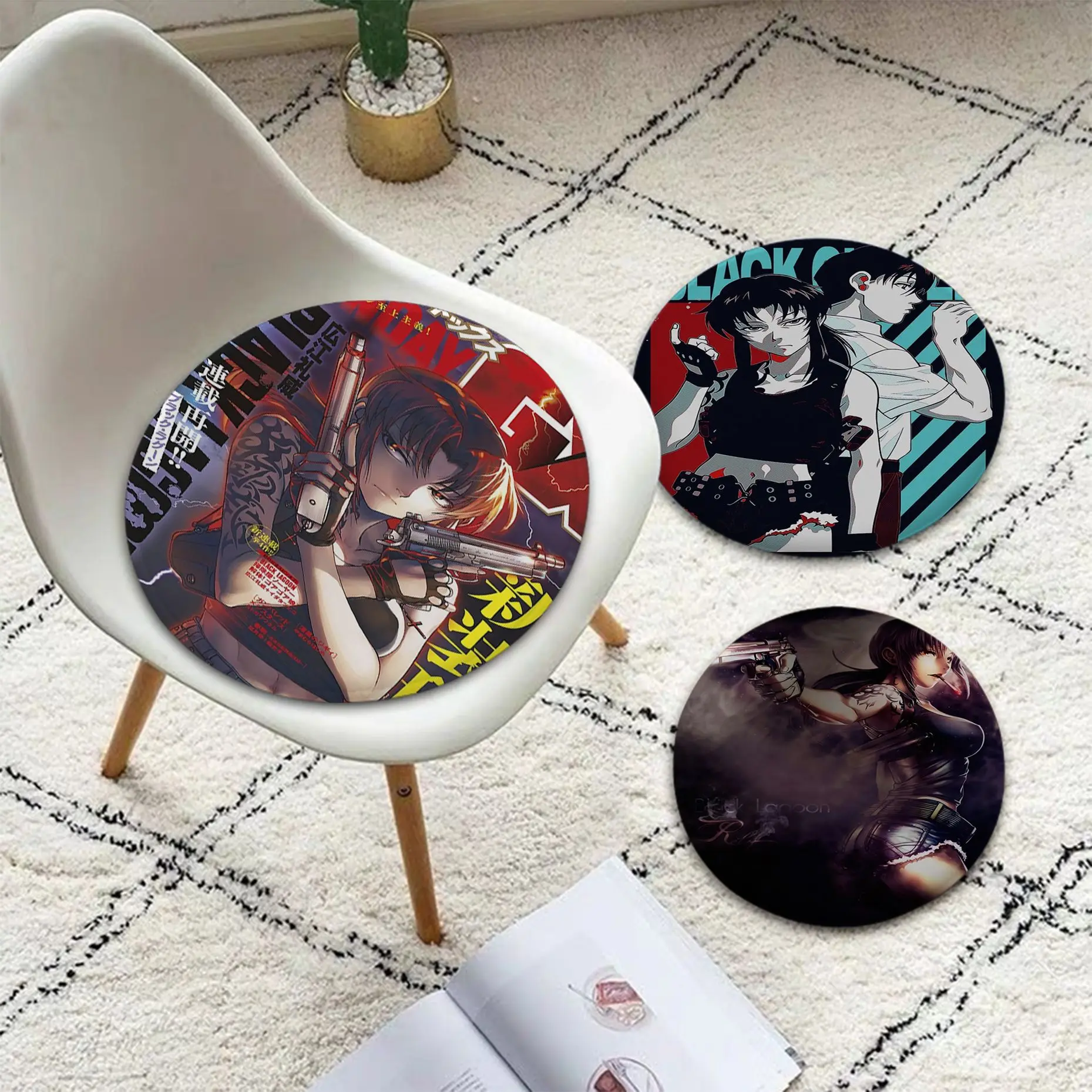 Japanese Anime Black Lagoon Square Stool Pad Patio Home Kitchen Office Chair Seat Cushion Pads Sofa Seat 40x40cm Chair Cushions
Japanese Anime Black Lagoon Square Stool Pad Patio Home Kitchen Office Chair Seat Cushion Pads Sofa Seat 40x40cm Chair Cushions