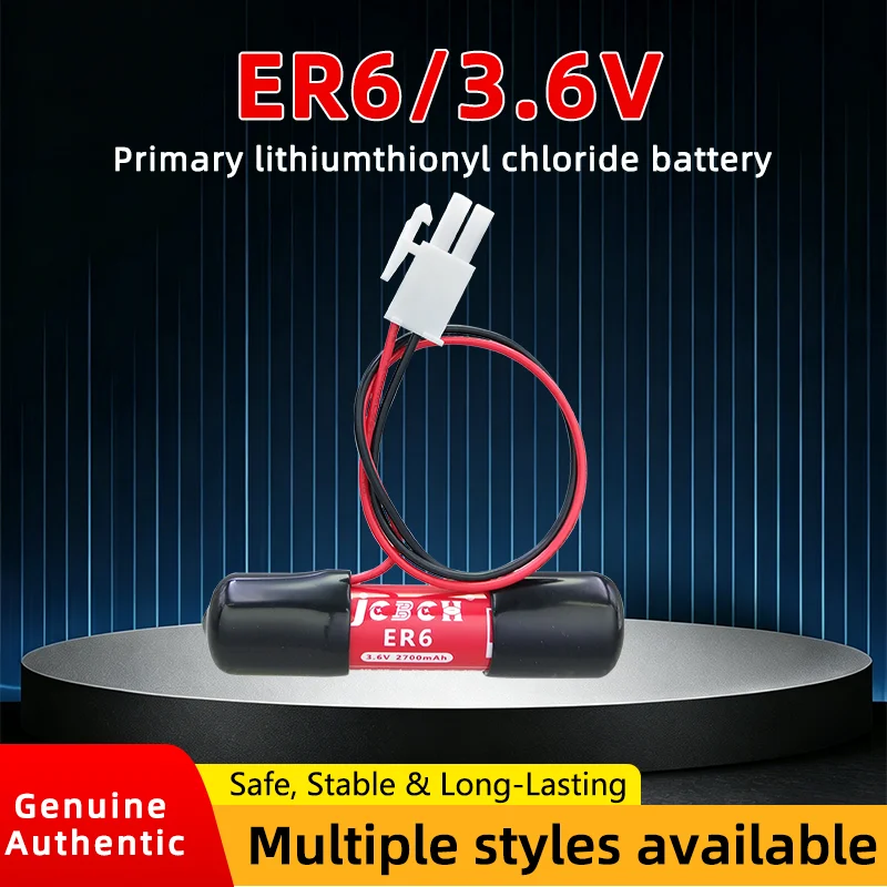 JCBCH ER6 Lithium battery 3.6V suitable for HYUNDAI modern industrial robot industrial control servo motor encoder
JCBCH ER6 Lithium battery 3.6V suitable for HYUNDAI modern industrial robot industrial control servo motor encoder