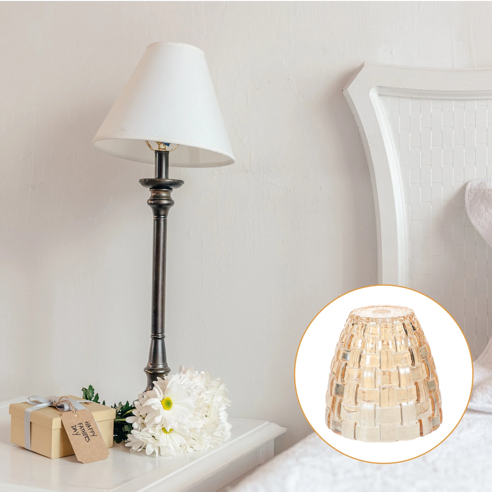 Glass Table Lampshade Cover Holder Decorative Small Glass Lampshade Easy Install Durable Stylish Lamp Cover For Indoor
Glass Table Lampshade Cover Holder Decorative Small Glass Lampshade Easy Install Durable Stylish Lamp Cover For Indoor