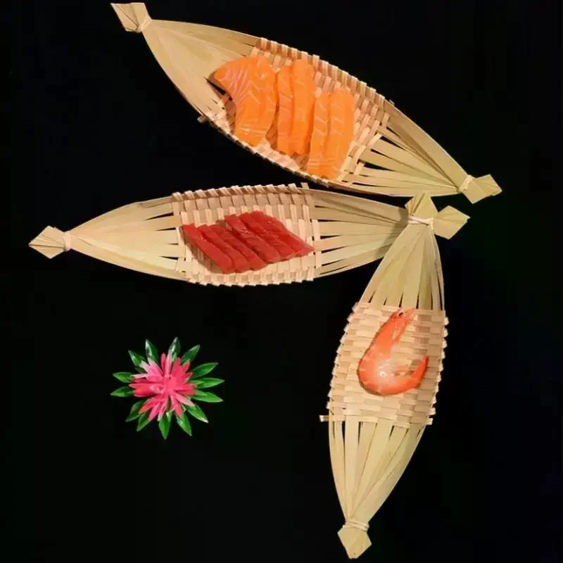 Woven Bamboo Platter Boat Shaped for Sashimi and Snacks Decorative Touch to Dining Table
Woven Bamboo Platter Boat Shaped for Sashimi and Snacks Decorative Touch to Dining Table