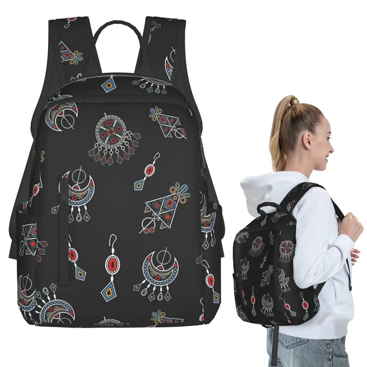 Kabyle Jewelry Amazigh Africa Ethnic Style Backpack Student BookBag Children School Bag Computer Shoulder Bags Boys Girls
Kabyle Jewelry Amazigh Africa Ethnic Style Backpack Student BookBag Children School Bag Computer Shoulder Bags Boys Girls