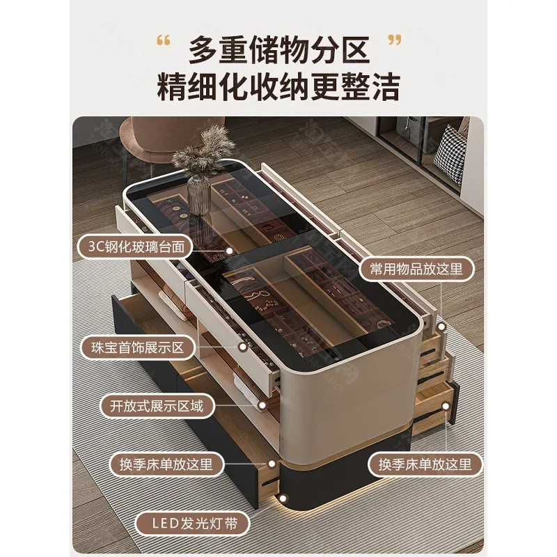 minimalist jewelry Nakajima counter cloakroom master bedroom floor-to-ceiling display cabinet jewelry bag storage locker
minimalist jewelry Nakajima counter cloakroom master bedroom floor-to-ceiling display cabinet jewelry bag storage locker