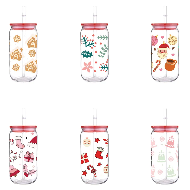 Christmas Gingerbread Man 16oz Printed PET Cup With Straw Lid Cartoon Cute Design Coffee Cup Can Be Used To Milk Coffee Drinks
Christmas Gingerbread Man 16oz Printed PET Cup With Straw Lid Cartoon Cute Design Coffee Cup Can Be Used To Milk Coffee Drinks