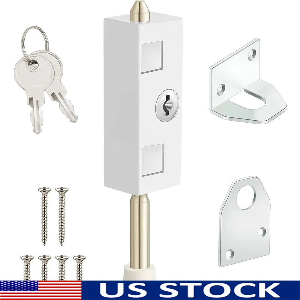 Heavy Duty Sliding Door Lock Keyed Security Zinc Alloy Patio Door Lock Hinged Door Bolt 4 Sets with Keys Rustproof Waterproof
Heavy Duty Sliding Door Lock Keyed Security Zinc Alloy Patio Door Lock Hinged Door Bolt 4 Sets with Keys Rustproof Waterproof