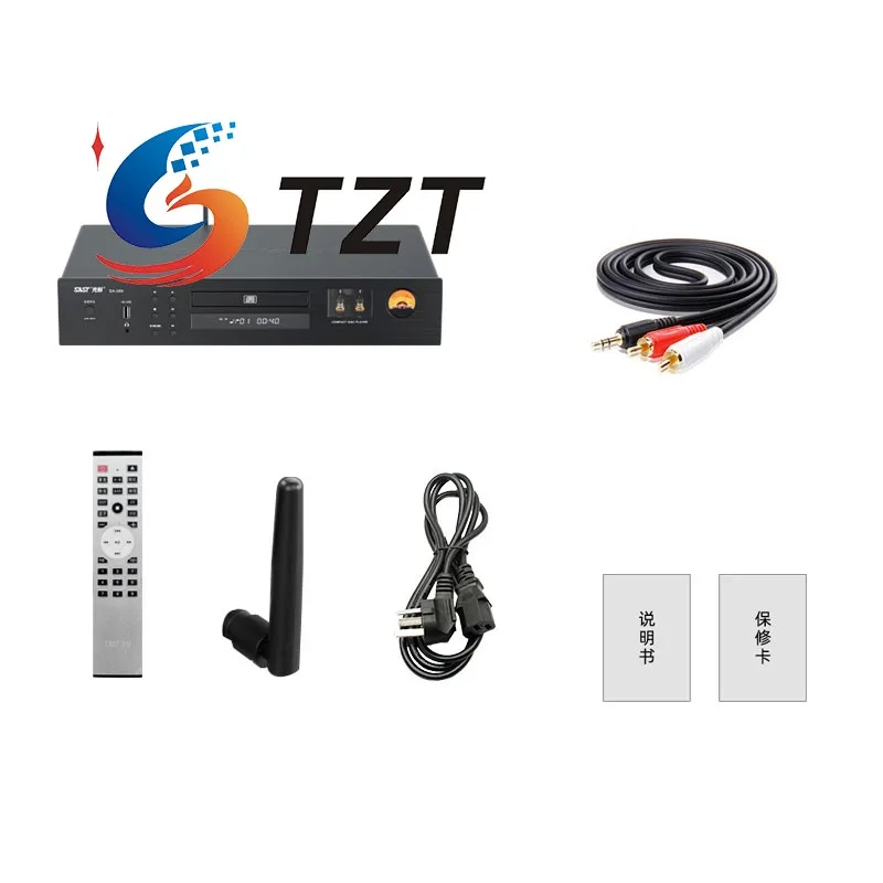 TZT SAST SA-080 220V Professional HiFi CD Player Stereo Lossless Audio Player Bluetooth 5.0 6S6 Electronic Tube x 2 with VU Mete
TZT SAST SA-080 220V Professional HiFi CD Player Stereo Lossless Audio Player Bluetooth 5.0 6S6 Electronic Tube x 2 with VU Mete