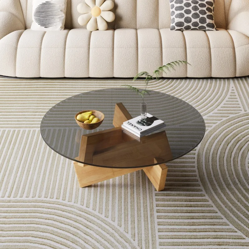 Round Standing Side Table Aesthetic Clear Space Saving Simple Coffee Table Designer Modern Mesa Auxiliar Chinese Style Furniture
Round Standing Side Table Aesthetic Clear Space Saving Simple Coffee Table Designer Modern Mesa Auxiliar Chinese Style Furniture