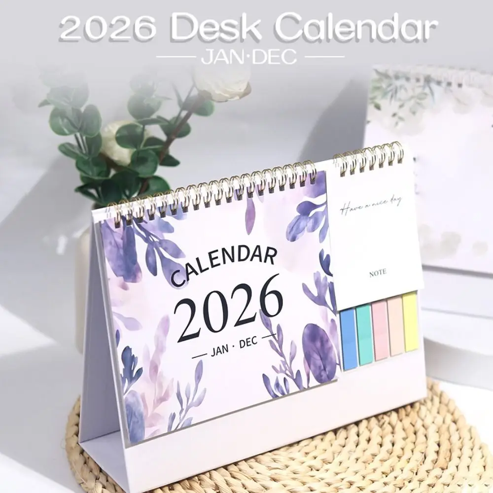 Jan. 2026 - Dec. 2026 2026 Flower Calendar Daily Study Foldable English Calendar Colorful Planning Double-coil Calendar Office
Jan. 2026 - Dec. 2026 2026 Flower Calendar Daily Study Foldable English Calendar Colorful Planning Double-coil Calendar Office