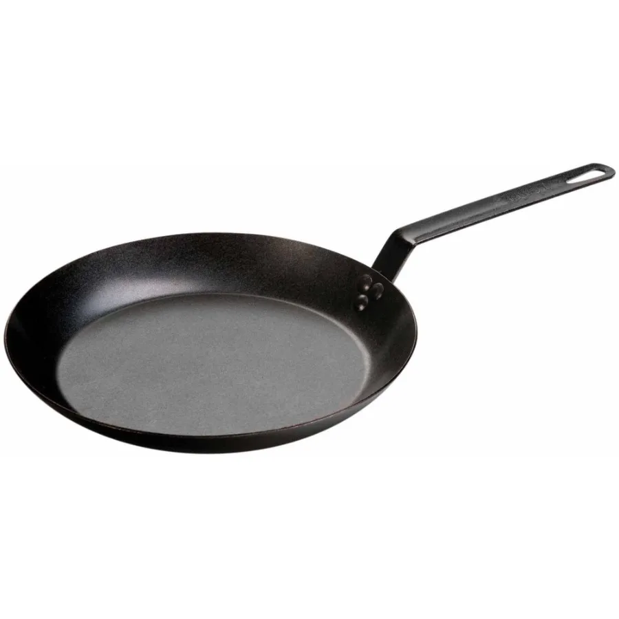 Cast Iron 12" Seasoned Carbon Steel Skillet
Cast Iron 12" Seasoned Carbon Steel Skillet