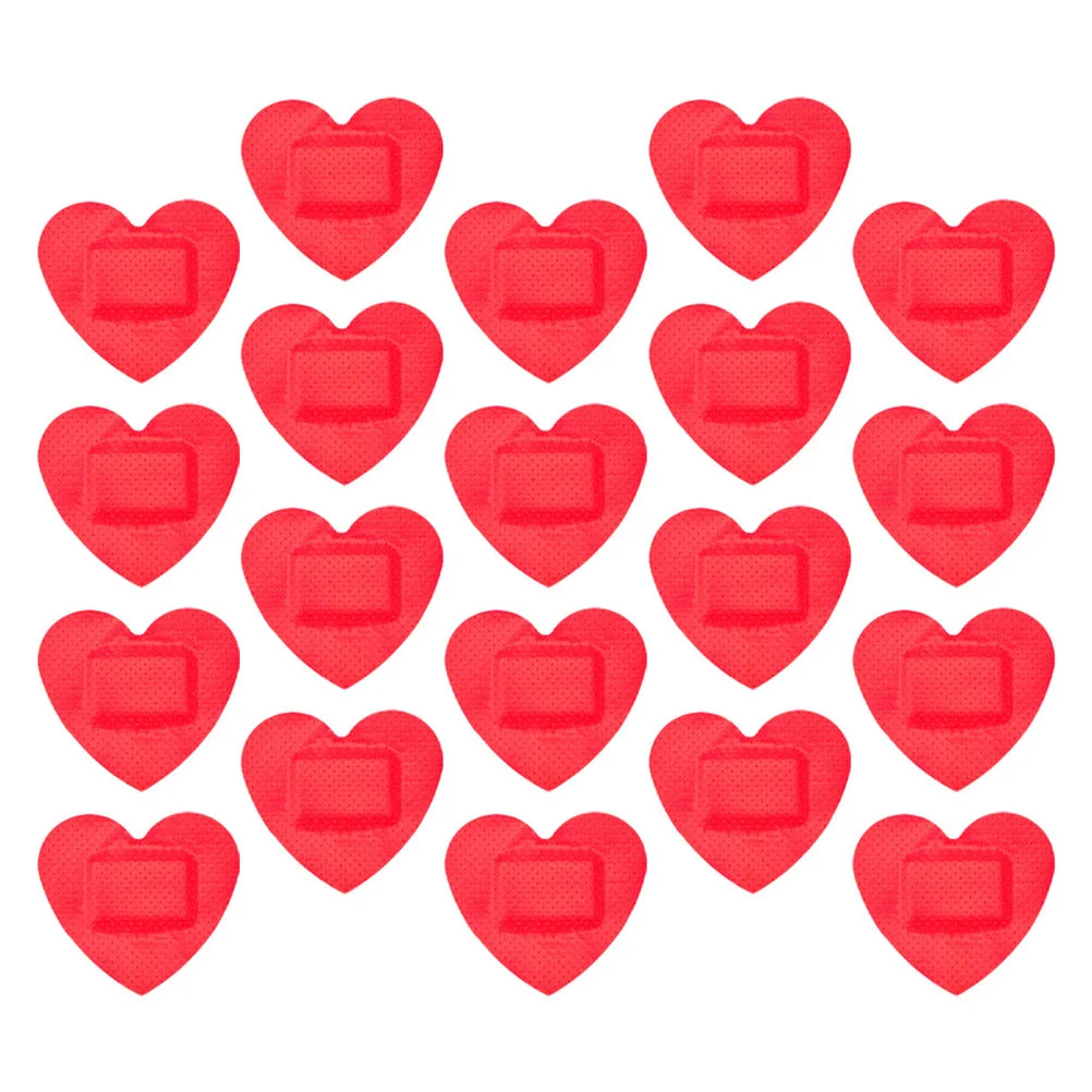 20 Pcs Heart Wound Stickers Adhesive Bandages Care Outdoor Bulk Protection Supplies Small Patches Waterproof Hemostatic
20 Pcs Heart Wound Stickers Adhesive Bandages Care Outdoor Bulk Protection Supplies Small Patches Waterproof Hemostatic