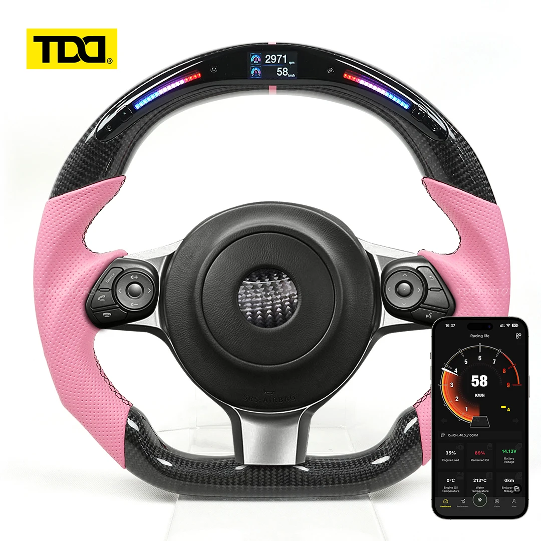 TDD Galaxy Pro II LED Steering Wheel for Toyota 86 Subaru BRZ 2012–2021 Custom Carbon Fiber LED Steering Wheel Dynamic UI Icon
TDD Galaxy Pro II LED Steering Wheel for Toyota 86 Subaru BRZ 2012–2021 Custom Carbon Fiber LED Steering Wheel Dynamic UI Icon