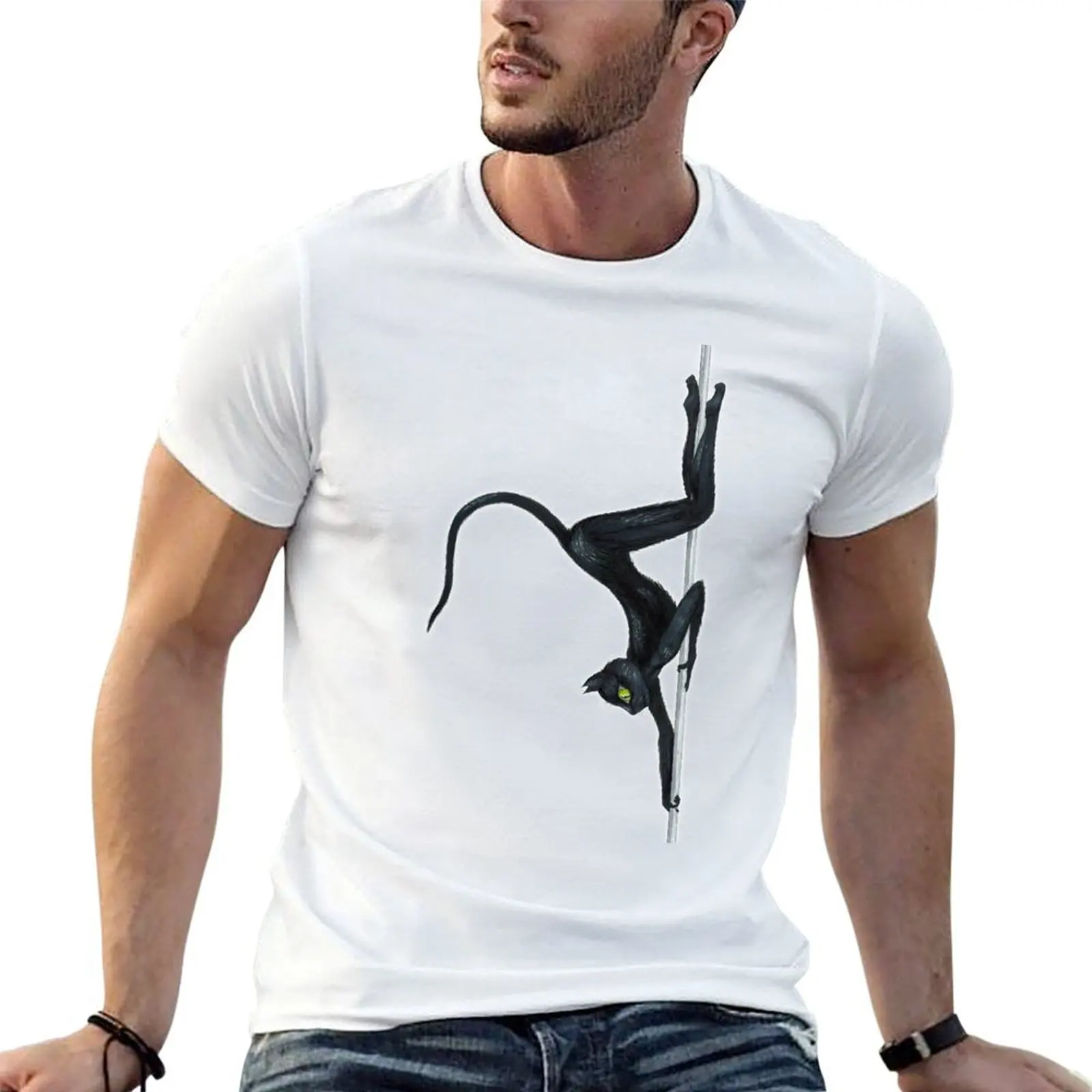 Poletober 28 - Black Cat T-Shirt anime t shirts oversize man t shirts for men man t shirt luxury T-Shirt
Poletober 28 - Black Cat T-Shirt anime t shirts oversize man t shirts for men man t shirt luxury T-Shirt