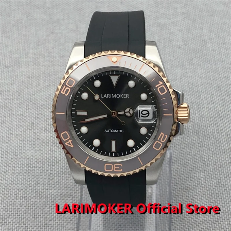 2022 Classic LARIMOKER 40mm Grey Business Watch Men Waterproof Men Watch MIYOTA 8215 NH35 PT5000 Movement Rubber Bracelet
2022 Classic LARIMOKER 40mm Grey Business Watch Men Waterproof Men Watch MIYOTA 8215 NH35 PT5000 Movement Rubber Bracelet