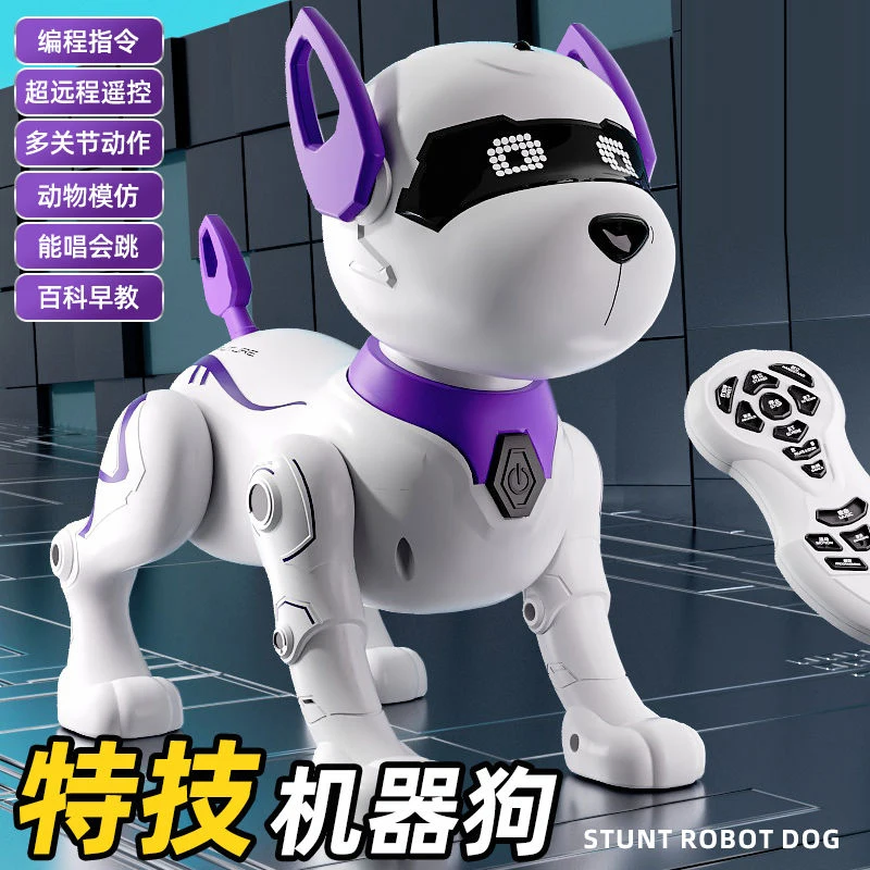 9901 Remote-Controlled Programmable Smart Dog RC Animal Touch Sensors Smart Dog Encyclopedia Lights Children's Toy
9901 Remote-Controlled Programmable Smart Dog RC Animal Touch Sensors Smart Dog Encyclopedia Lights Children's Toy