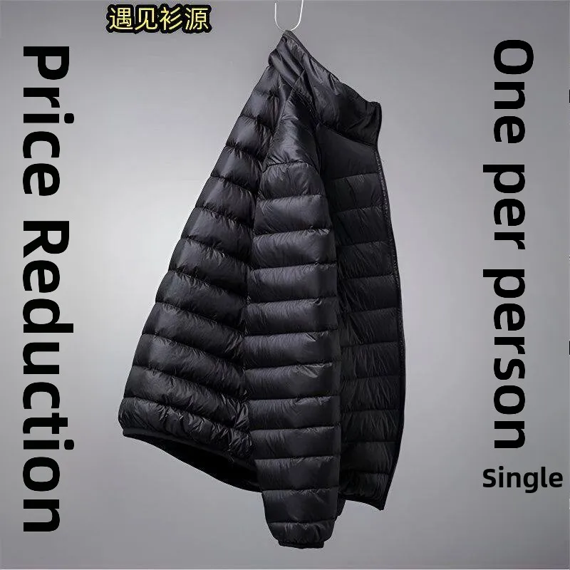 Легкая короткая пуховая куртка из хлопка для мужчин, осенне-зимняя тонкая стеганая нейлоновая куртка без бренда, стиль Cleanfit, с V-образным вырезом, унисекс
Легкая короткая пуховая куртка из хлопка для мужчин, осенне-зимняя тонкая стеганая нейлоновая куртка без бренда, стиль Cleanfit, с V-образным вырезом, унисекс