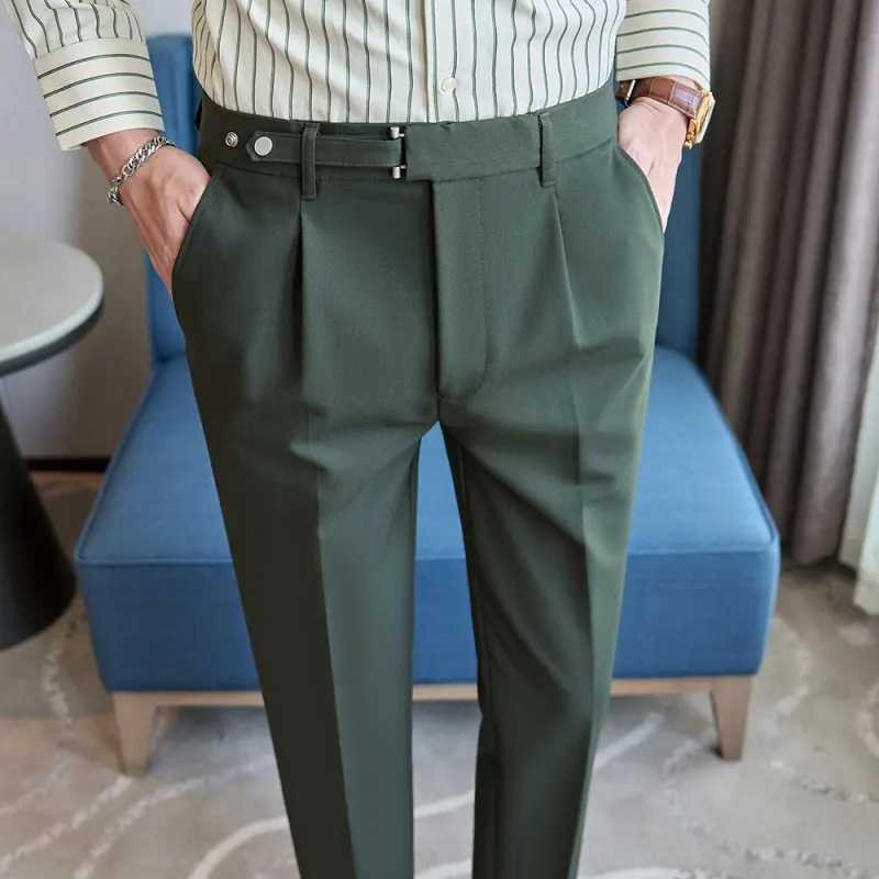 High Quality Casual Men's Trousers Slim Fit Business Style Autumn Winter New Fashion Trend Youth Nine Point Pants
High Quality Casual Men's Trousers Slim Fit Business Style Autumn Winter New Fashion Trend Youth Nine Point Pants