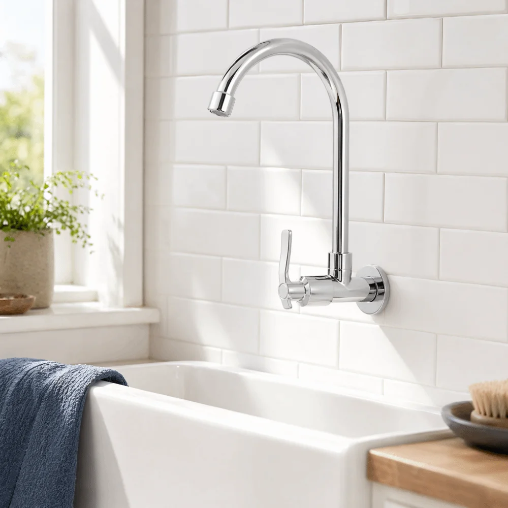 Premium Wall Mounted Faucet Single Cold Water Stainless Steel Faucet Tap G1/2in Connection 360 Rotation Water Tap Outdoor
Premium Wall Mounted Faucet Single Cold Water Stainless Steel Faucet Tap G1/2in Connection 360 Rotation Water Tap Outdoor