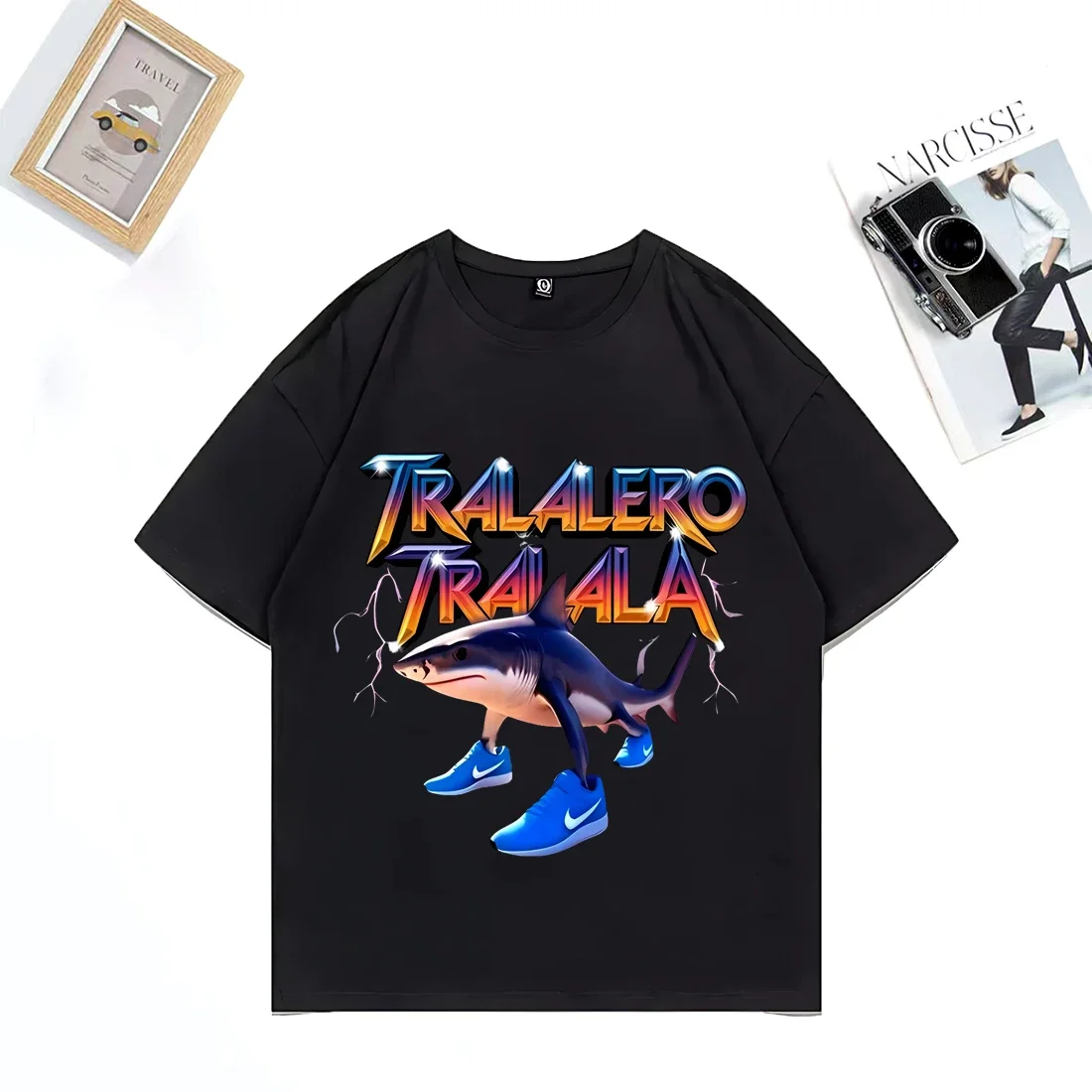 Tralalero Tralala Funny Shark Meme T-shirt Gifts Men Women's Fashion Gothic Vintage T-shirts Male Cotton Humor Oversized T Shirt
Tralalero Tralala Funny Shark Meme T-shirt Gifts Men Women's Fashion Gothic Vintage T-shirts Male Cotton Humor Oversized T Shirt