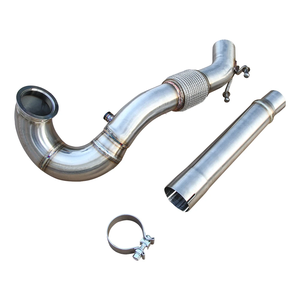 3.5" SS304 Exhaust Downpipe for 2013+ VW Golf MK7 MK7.5 GTI Jettle Seat Leon Cupra 5F/RS 5E TFSI Downpipe
3.5" SS304 Exhaust Downpipe for 2013+ VW Golf MK7 MK7.5 GTI Jettle Seat Leon Cupra 5F/RS 5E TFSI Downpipe