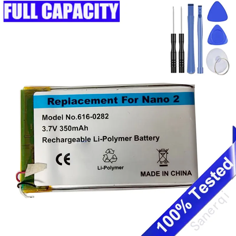 Замена литий-ионного аккумулятора Nano2 3,7 В для iPod Nano 2-го 2-го поколения MP3-аккумулятор с 1 набором инструментов для открытия
Замена литий-ионного аккумулятора Nano2 3,7 В для iPod Nano 2-го 2-го поколения MP3-аккумулятор с 1 набором инструментов для открытия