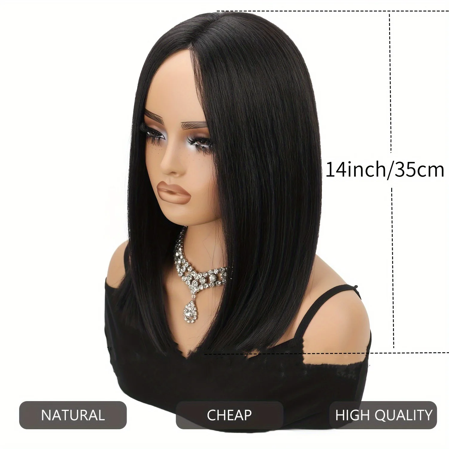 Synthetic Lace Front Bob Wig Straight Hair for Women, Heat Resistant, Natural Bangs, Daily Wear, Cosplay Party, Fashion Wig
Synthetic Lace Front Bob Wig Straight Hair for Women, Heat Resistant, Natural Bangs, Daily Wear, Cosplay Party, Fashion Wig