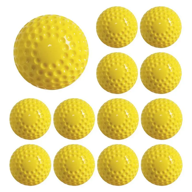 AEF6-24 Pcs Pitching Machine Softballs Dimpled Softballs 12-Inch Pitching Machine Softballs For Hitting And Fielding Practice
AEF6-24 Pcs Pitching Machine Softballs Dimpled Softballs 12-Inch Pitching Machine Softballs For Hitting And Fielding Practice