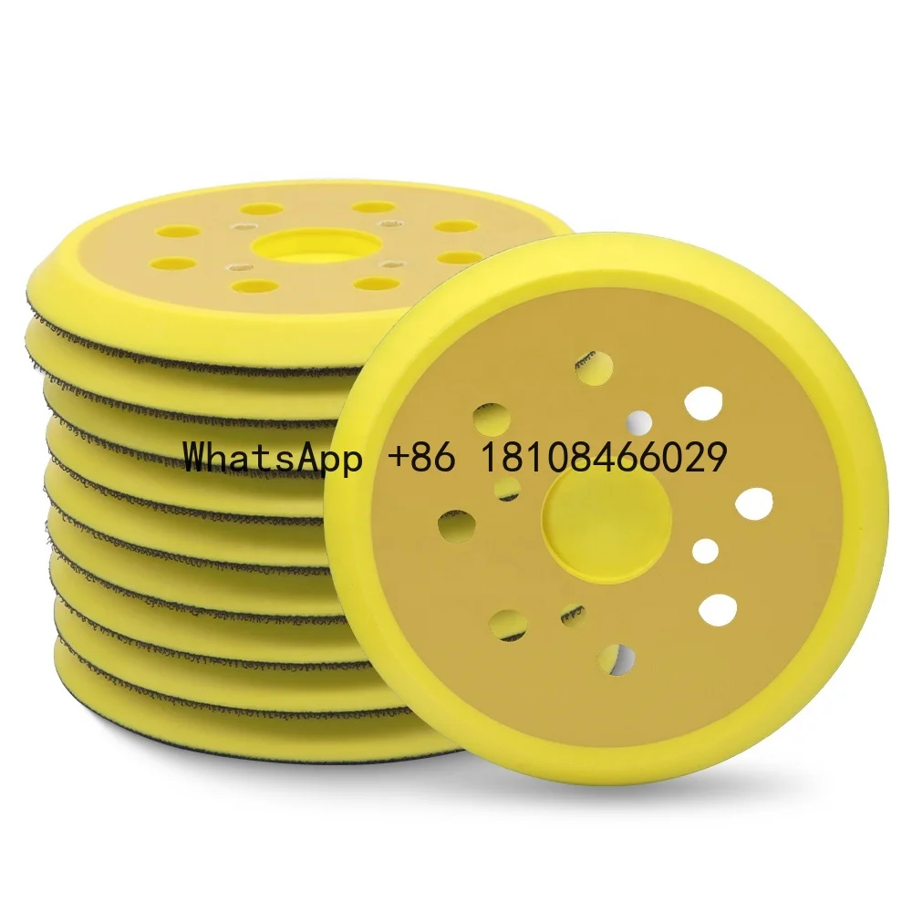 New Arraivel 10 Pcs/Set 125mm 5'' 8/4 Yellow Sander Sand Paper Pad Abrasive Tools 5 Inch Orbital Sanding Disc Backing Pads
New Arraivel 10 Pcs/Set 125mm 5'' 8/4 Yellow Sander Sand Paper Pad Abrasive Tools 5 Inch Orbital Sanding Disc Backing Pads
