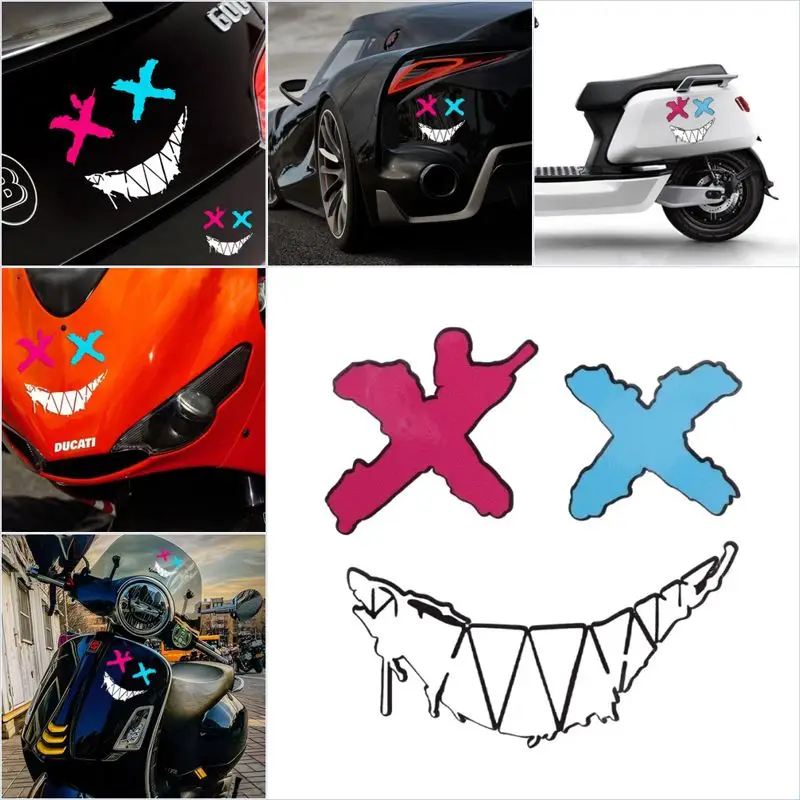 3 размера, универсальная забавная наклейка с улыбкой дьявола XX, водонепроницаемая отделка тела, наклейки для мотоциклетного шлема, автомобильного компьютера, скейтборда
3 размера, универсальная забавная наклейка с улыбкой дьявола XX, водонепроницаемая отделка тела, наклейки для мотоциклетного шлема, автомобильного компьютера, скейтборда