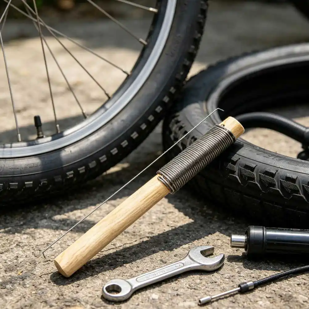 1pc Bicycle Tire File 12mm/18mm Wood File/ Iron Rub Meles Versatile Inner Tire Patch Grinding Kit Bike Tire Repair Tool
1pc Bicycle Tire File 12mm/18mm Wood File/ Iron Rub Meles Versatile Inner Tire Patch Grinding Kit Bike Tire Repair Tool