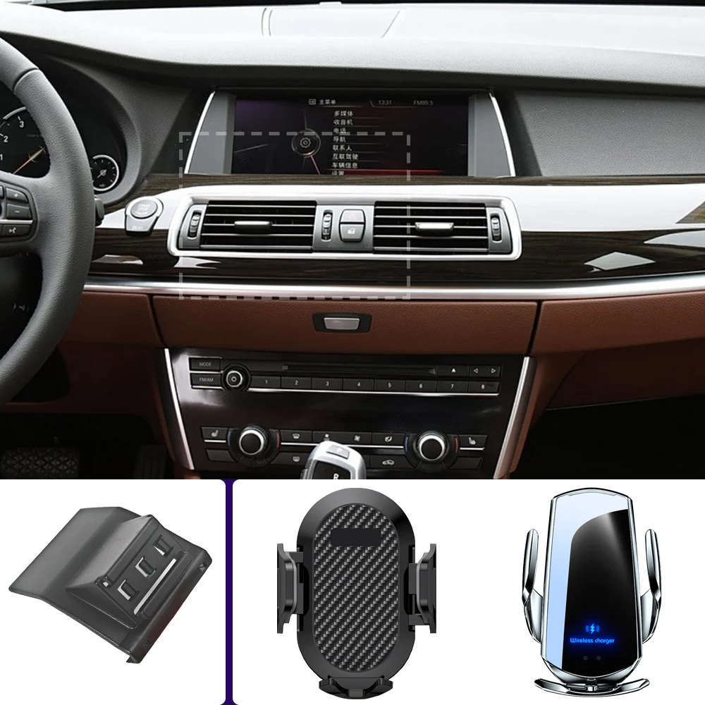 Автомобильный держатель для телефона для BMW 5 серии 5GT F07 2010 2011 2012-2013 строительные крепления Автомобильная Беспроводная зарядка специальная фиксированная база
Автомобильный держатель для телефона для BMW 5 серии 5GT F07 2010 2011 2012-2013 строительные крепления Автомобильная Беспроводная зарядка специальная фиксированная база