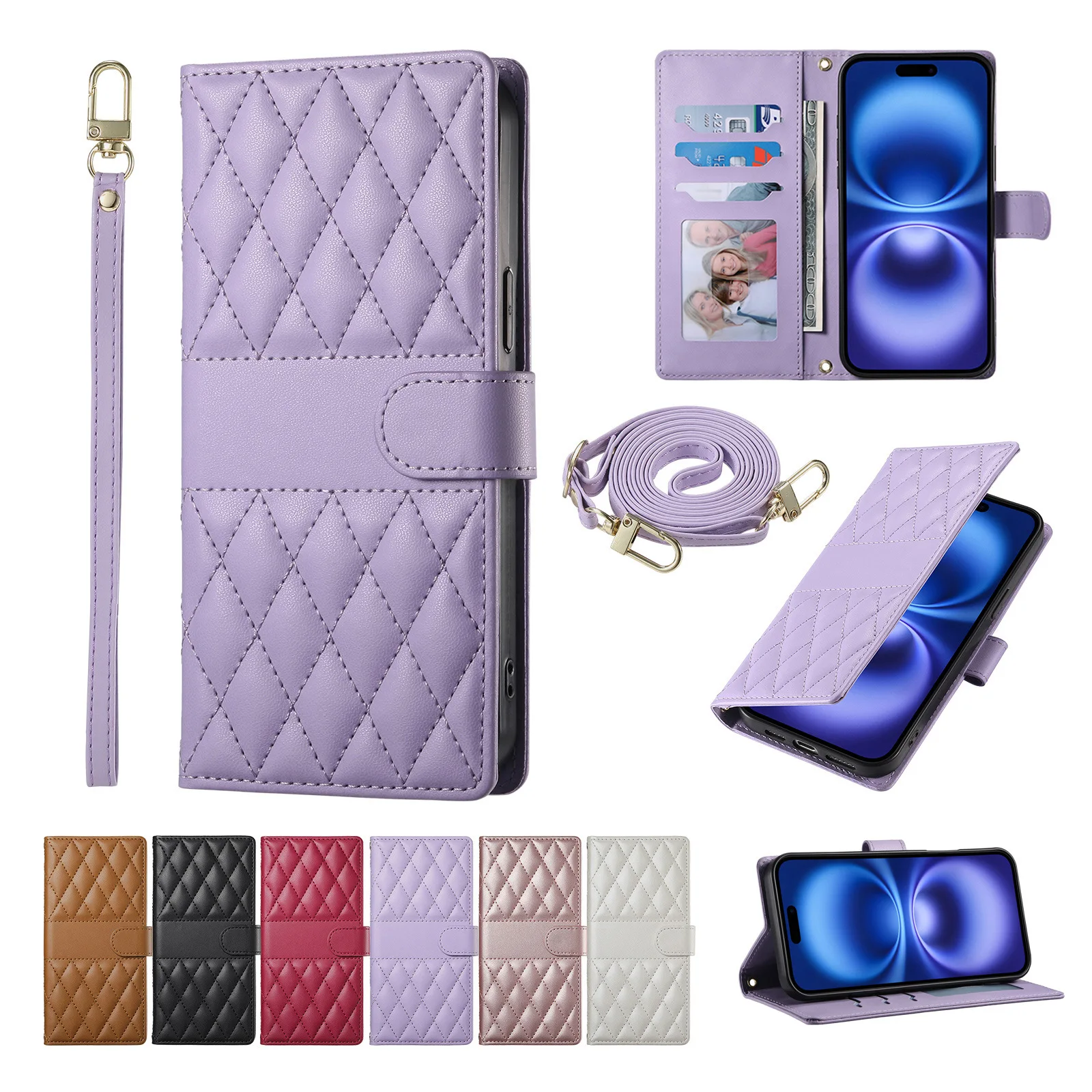 Diamond Lanyard Leather Flip Case For Samsung Galaxy A56 A36 A26 A16 A55 A35 A25 A15 A54 A34 A24 A14 A04 Phone Bag 3 Cards Cover
Diamond Lanyard Leather Flip Case For Samsung Galaxy A56 A36 A26 A16 A55 A35 A25 A15 A54 A34 A24 A14 A04 Phone Bag 3 Cards Cover