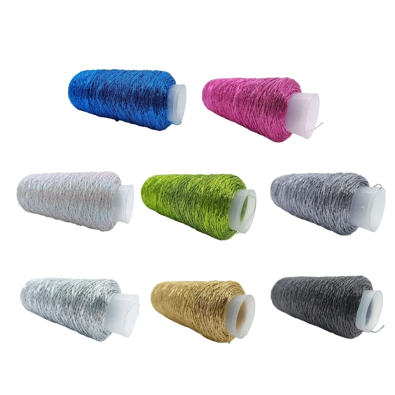 200g/Roll Metallic Crochet Thread Polyester Knitting Thread for Knitting Weaving Project Making Bag Keychain NEW arrival
200g/Roll Metallic Crochet Thread Polyester Knitting Thread for Knitting Weaving Project Making Bag Keychain NEW arrival