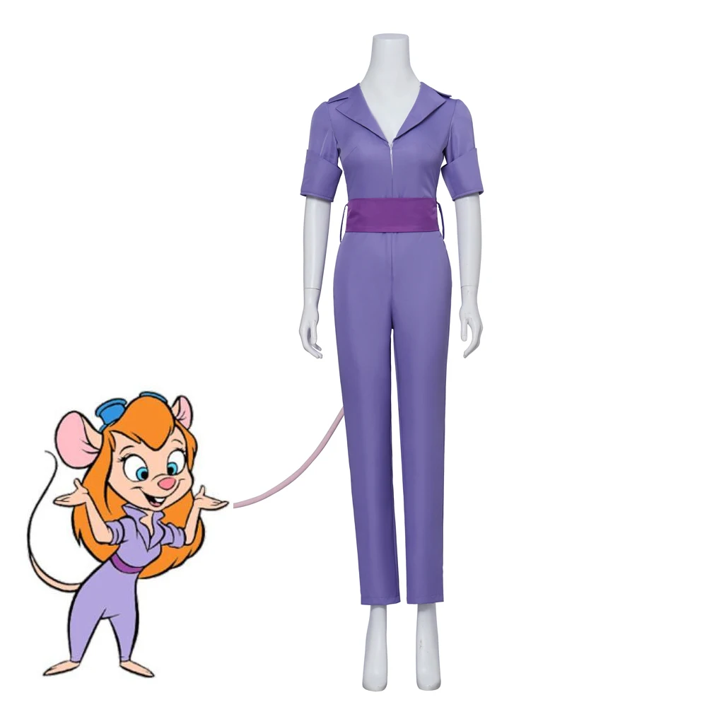 Gadget Hackwrench Cosplay Costume Woman's Purple Jumpsuit Tail Uniform Halloween Party Cos Outfit
Gadget Hackwrench Cosplay Costume Woman's Purple Jumpsuit Tail Uniform Halloween Party Cos Outfit