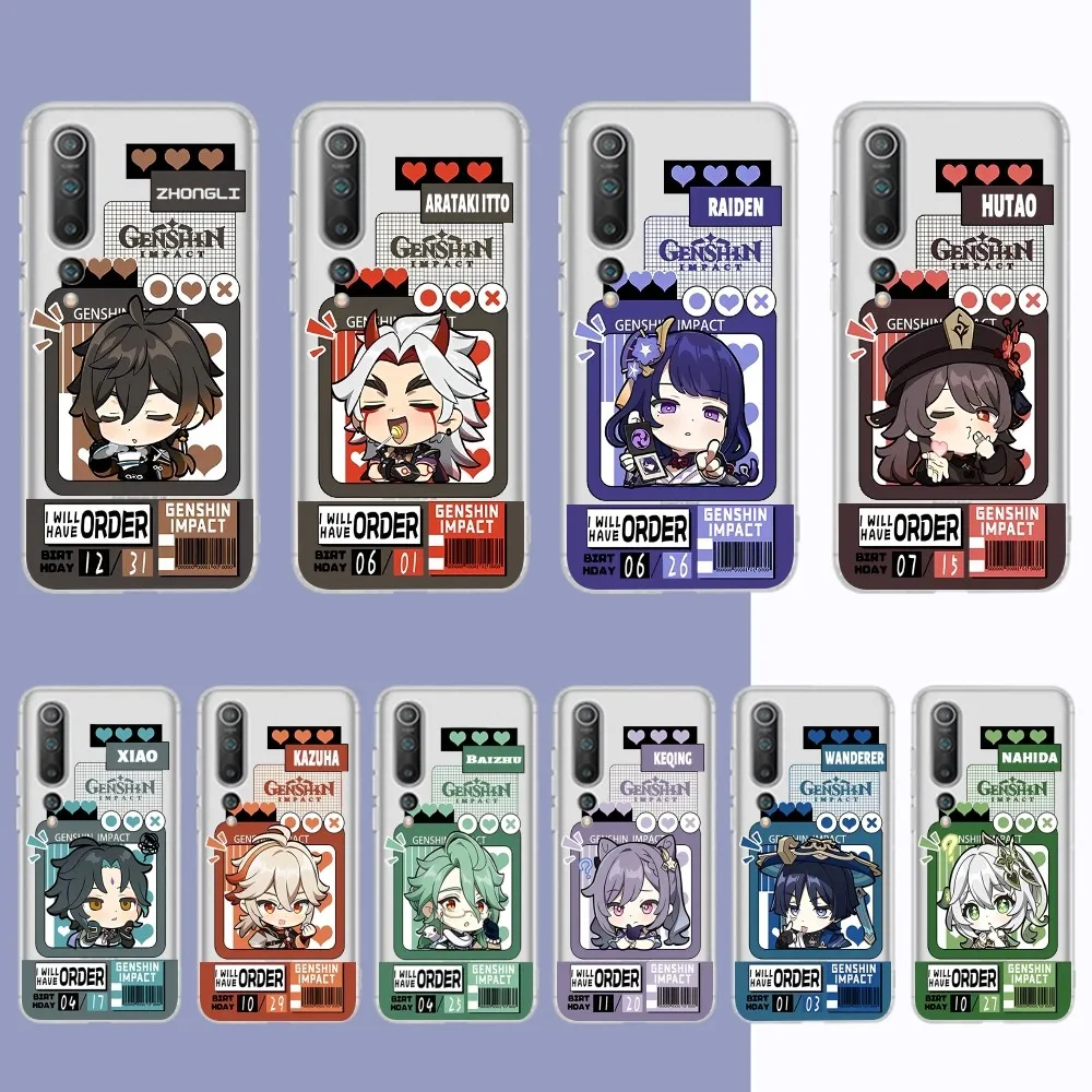 Amine Genshin impact Game Phone Case for Samsung S10 20 22 23 A10 40 for Xiaomi10 Note10 for Huawei P50 20 Honor60 70
Amine Genshin impact Game Phone Case for Samsung S10 20 22 23 A10 40 for Xiaomi10 Note10 for Huawei P50 20 Honor60 70