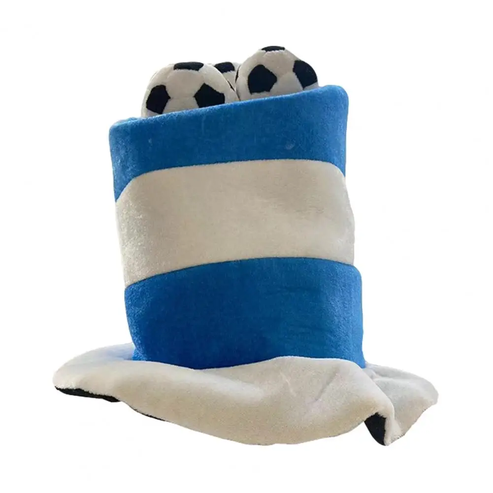 Elastic Soccer Party Hat Soft Soccer Ball Plush Hat Striped Sports Theme Party Top Hat Football Game Cheerleading for Themed
Elastic Soccer Party Hat Soft Soccer Ball Plush Hat Striped Sports Theme Party Top Hat Football Game Cheerleading for Themed