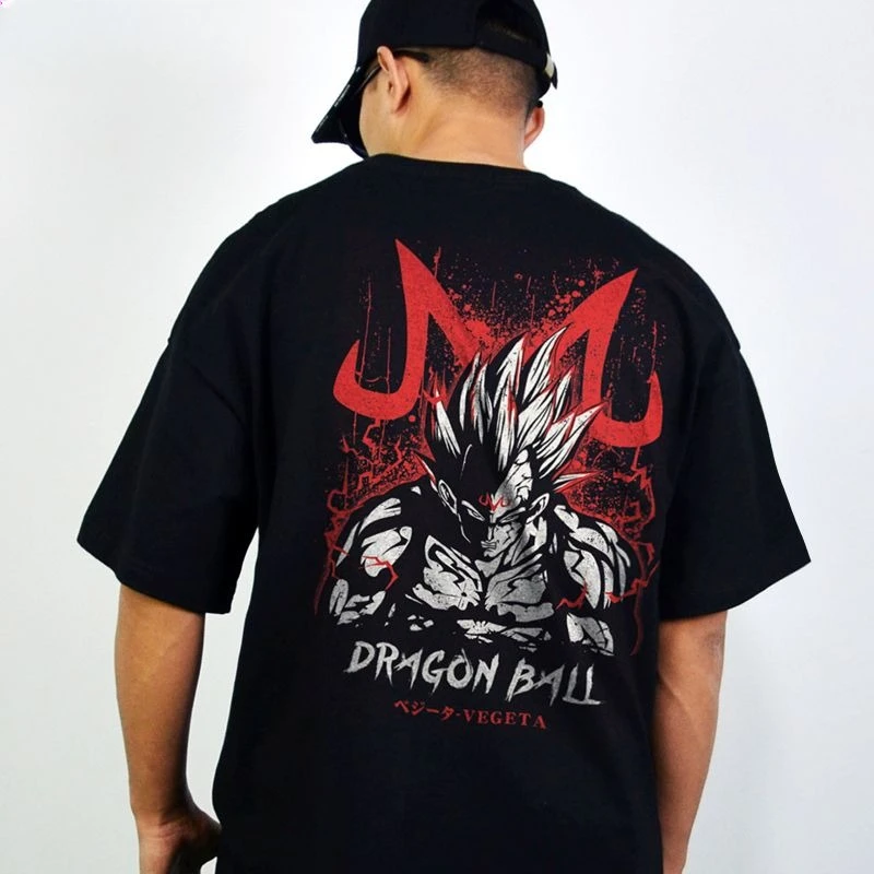 Japanese Anime Dragon Ball Super Collaboration Men's and Women's Pure Cotton Short-sleeved T-shirts Loose Vegeta Trendy Brand
Japanese Anime Dragon Ball Super Collaboration Men's and Women's Pure Cotton Short-sleeved T-shirts Loose Vegeta Trendy Brand