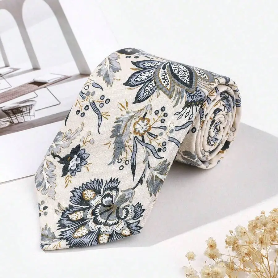 Mens Floral Pattern 8cm Polyester Necktie Summer Fashion Tie
Mens Floral Pattern 8cm Polyester Necktie Summer Fashion Tie